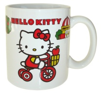 Кружка Hello Kitty на велосипеде